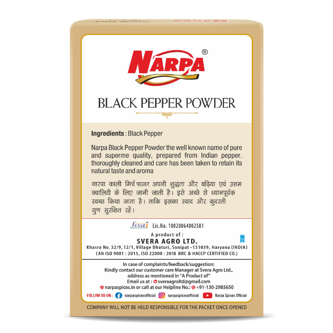 Black Pepper Powder