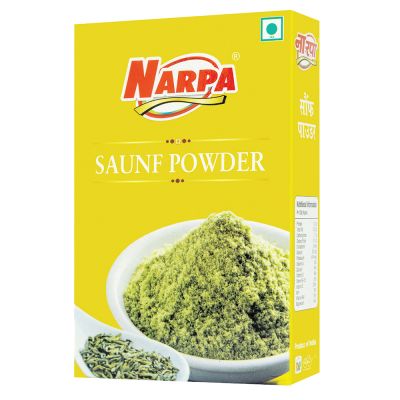 NARPA Saunf Powder (Fennel Powder), 100g Carton