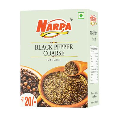 NARPA Coarse Black Pepper, 11g Carton