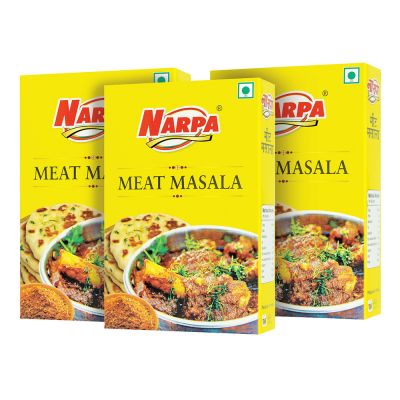 NARPA Meat Masala, 100g Carton, (Pack of 3)
