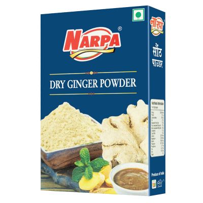 NARPA Dry Ginger Powder (Saunth Powder), 100g Carton