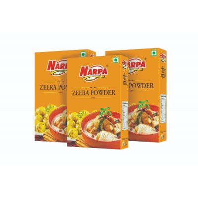 NARPA Zeera Powder (Cumin Powder), 100g Carton (Pack of 3)