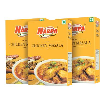 NARPA Chicken Masala, 100g Carton (Pack of 3)