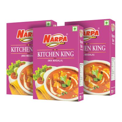 NARPA Kitchen King, 100g Carton (Pack of 3)